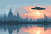 create stunning futuristic sci fi city concept art and environments