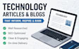 write SEO friendly technology, IT and programming articles