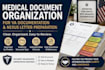 review, organize medical records for VA documentation
