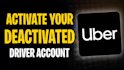 do uber reactivation, spark reactivation, ubereat reactivation