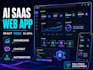 build an ai website, saas app and software