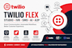 twilio flex, twilio ivr, studio flow, SMS, task routing, ai call agent, ap2