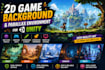 create 2d game background and parallax environment for unity