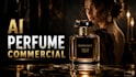 create luxury perfume commercial with ai