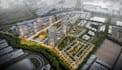 design residential township masterplan housing development 3d site plan render