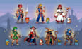 create pixel art character design animation spritesheet pixel video game art