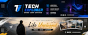 design a professional youtube banner