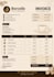 design menu, rate list and invoice