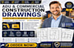 prepare fl nd adu construction drawing commercial floor plans engineering report