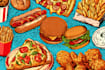 food pop art illustrations