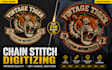 do chain stitch embroidery digitizing for jacket and patches