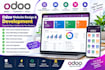 set up odoo website, odoo CRM, odoo whatsapp integration and odoo customization