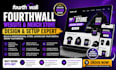 design fourth wall website pord merch design forth wall store print store setup