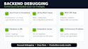 fix java and spring boot backend bugs