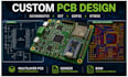 make hardware prototyping, schematic, pcb design, esp32, esp8266, stm32, arduino