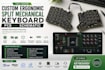 design a custom ergonomic split mechanical keyboard pcb and schematic
