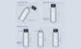 model custom 3d bottle design, plastic bottle design and 3d cad modeling