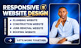 junk removal website, roofing website, plumbing website, construction website