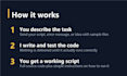 write, fix, or debug your python script