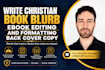 write christian book blurb, ebook editing and formatting, back cover copy