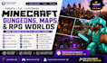 create fix custom minecraft dungeon, maps, rpg worlds, loot, addons and more