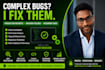 debug and fix complex production bugs and critical backend issues