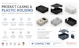 design product casing, plastic housing, snap fit, 3d printing, solidworks
