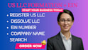 register your llc in the US and get your ein number