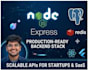 build a node js backend and rest api with postgresql