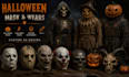 create 3d cosplay, halloween mask and 3d props