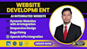 create personal portfolio website and full stack website