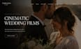 buiid wix wedding videographer website squarespace cinematic wedding website