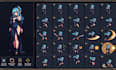 pixel character animation 2d pixel art sprite sheet game asset 2d game animation