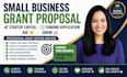 write small business grant proposal startup capital funding application aid grow