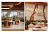 redesign restaurant interior 3d rendering,3d cafe, coffee shop,2d architect plan