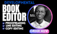 developmental, copy, and line edit your novel