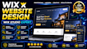 build a professional wix website and wix studio website