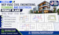 create mep hvac civil engineering, plumbing and electrical permit plans