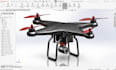 do realistic 3d cad design for drone with controller design, pcb manufacturing