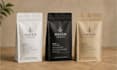 design coffee packaging, coffee bag, coffee pouch and label