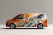 raw car wrap design, vehicle wrap design