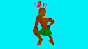 do retro animation character,lowpoly model, pixel art,psx style,rig and animate