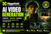 create cinematic ai videos using higgsfield ai