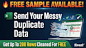 remove duplicates, fix errors, and sort messy excel data