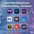 custom video editing short video editing