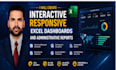 create interactive responsive excel dashboards and administrative reports
