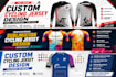 design custom cycling sublimation and soccer jersey
