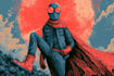 create dynamic superhero comic art and graphic novel pages