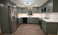 design kitchen cabinets and create detailed drawings in mozaik