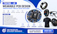 do tinyml, ai wearable pcb for smart ring, watch, glasses, clothing, iot devices